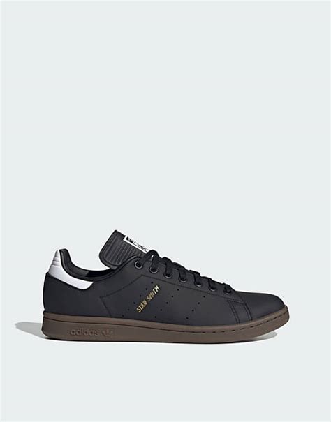 adidas schuhe herren schlangenmuster|adidas Originals – Stan Smith – Schwarze Sneaker mit .